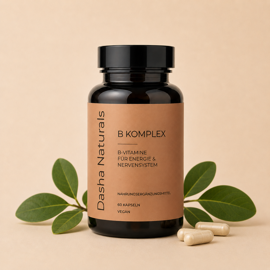 Vegane Vitamin B-Komplex Kapseln von Dasha Naturals